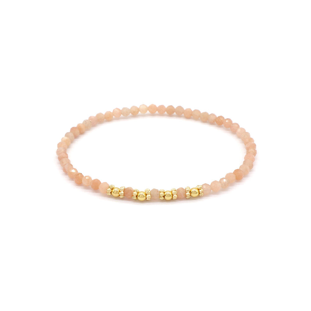 Handmade Customizable Natural Stone Beads Bracelet