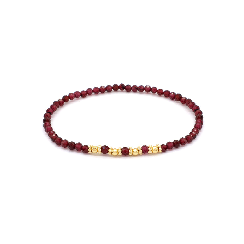 Handmade Customizable Natural Stone Beads Bracelet