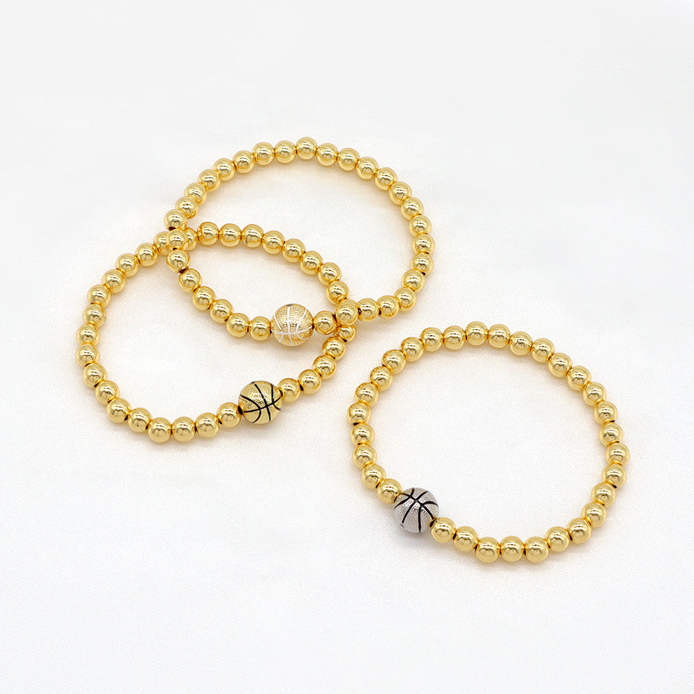 Handmade Customizable Brass Beads Bracelet