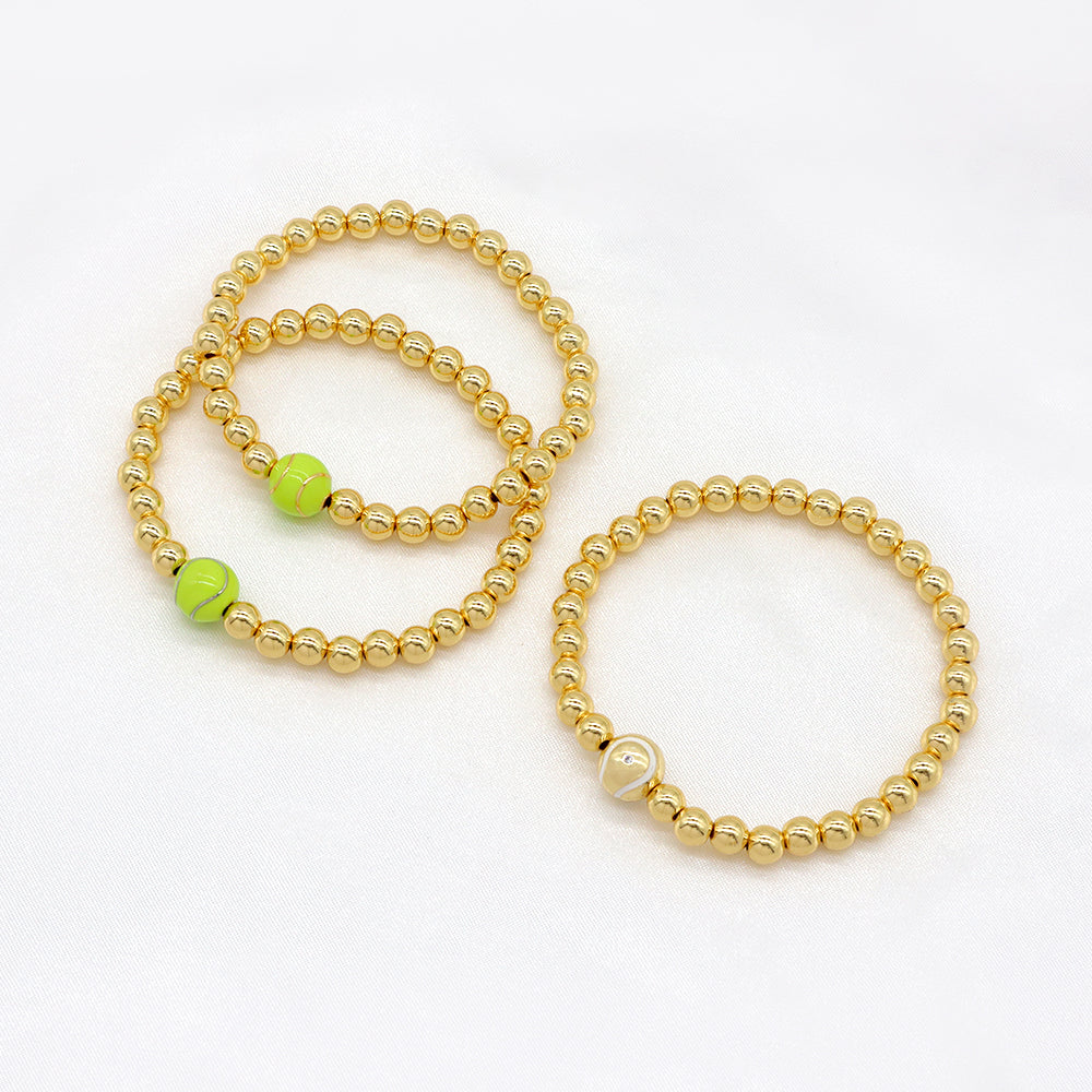 Handmade Customizable Brass Beads Bracelet