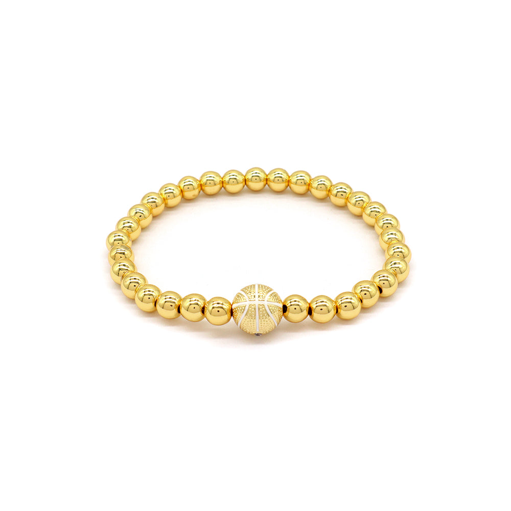 Handmade Customizable Brass Beads Bracelet