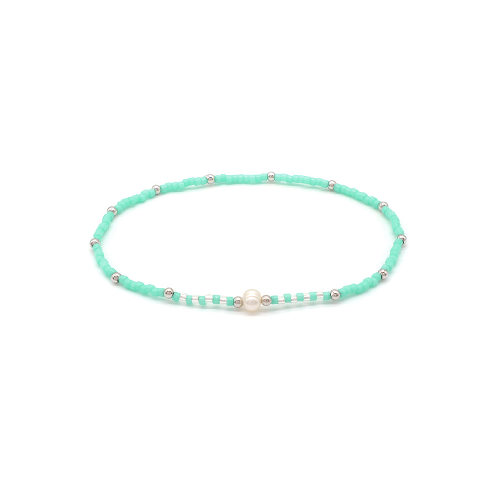 Handmade Customizable MIYUKI Beads Bracelet With Fresh Water Pearl