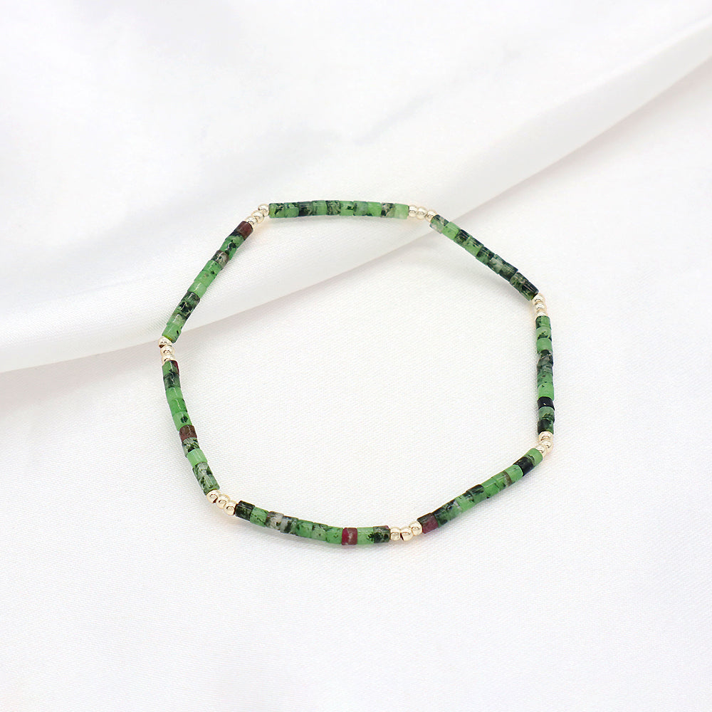 Handmade Customizable Natural Stone Beads Bracelet