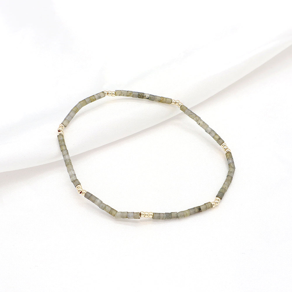 Handmade Customizable Natural Stone Beads Bracelet