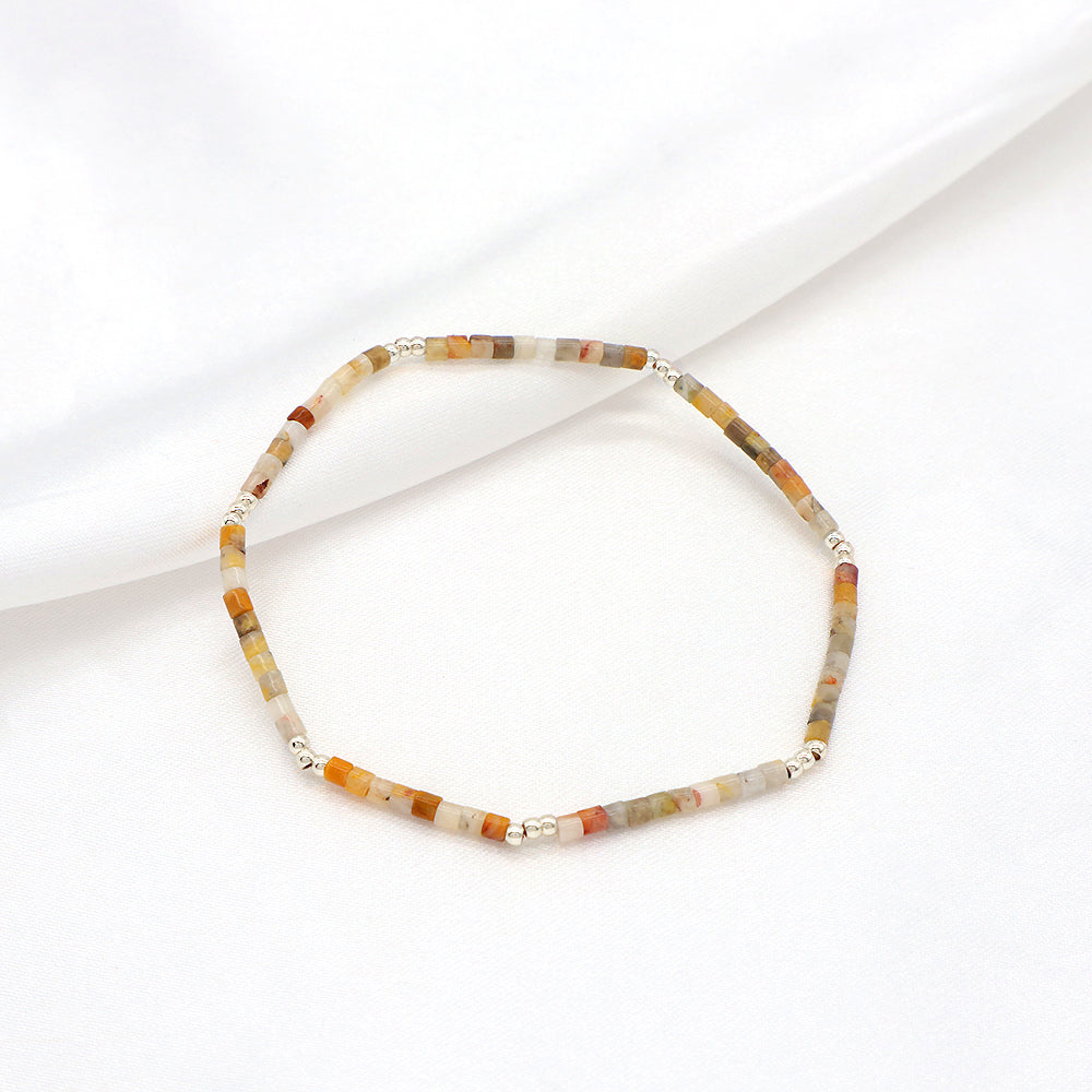 Handmade Customizable Natural Stone Beads Bracelet