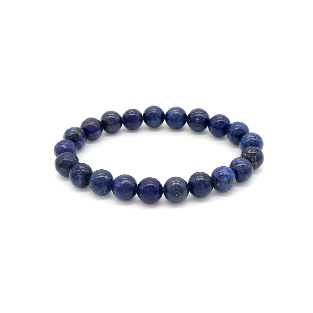Handmade Customizable 8mm Natural Stone Beads Bracelet