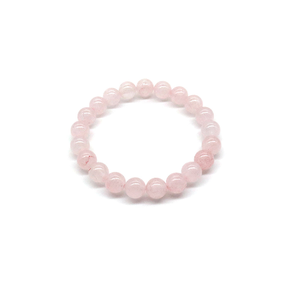 Handmade Customizable 8mm Natural Stone Beads Bracelet