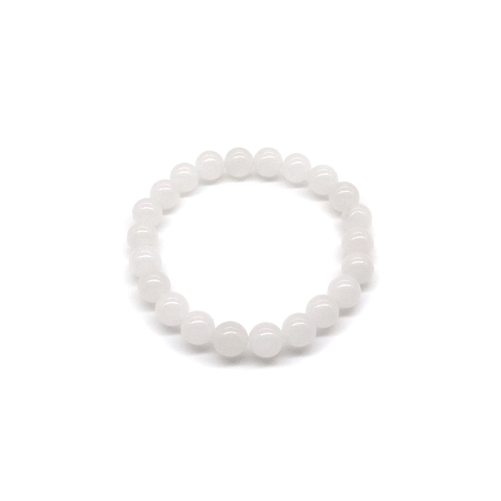 Handmade Customizable 8mm Natural Stone Beads Bracelet