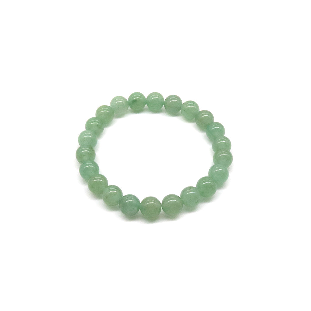 Handmade Customizable 8mm Natural Stone Beads Bracelet