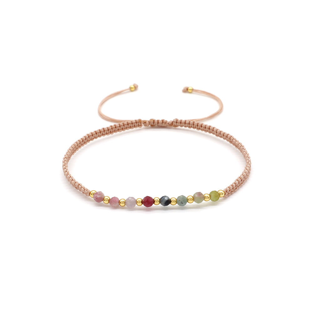 Handmade Customizable Natural Stone With 925 Sterling Silver Bracelet