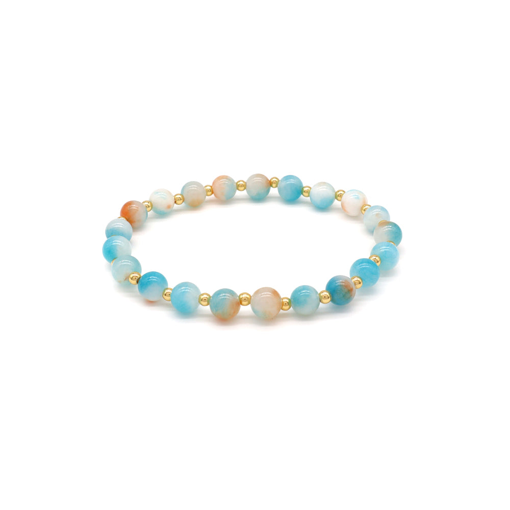 Handmade Customizable Natural Stone Beads Bracelet
