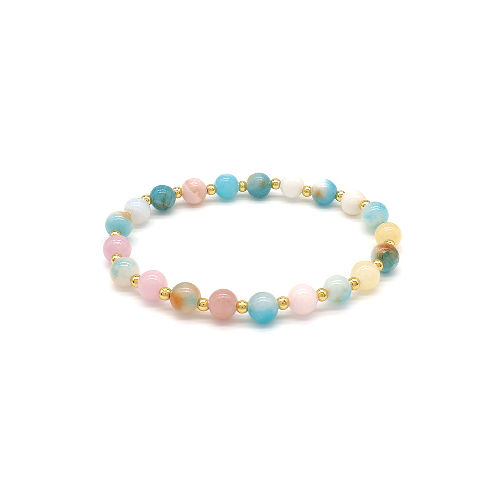 Handmade Customizable Natural Stone Beads Bracelet