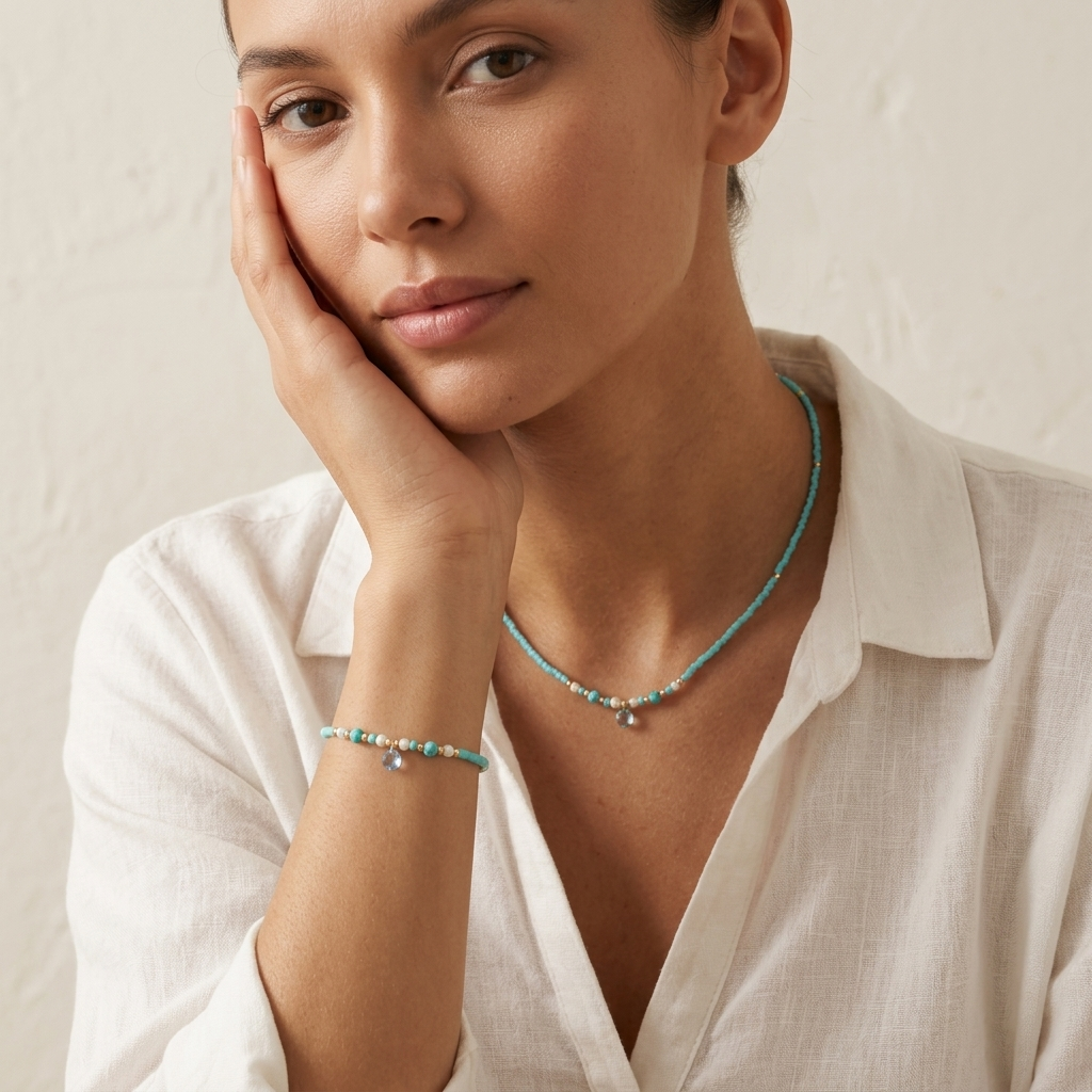 Handmade Customizable Miyuki Beads Necklace With Fresh Water Pearl