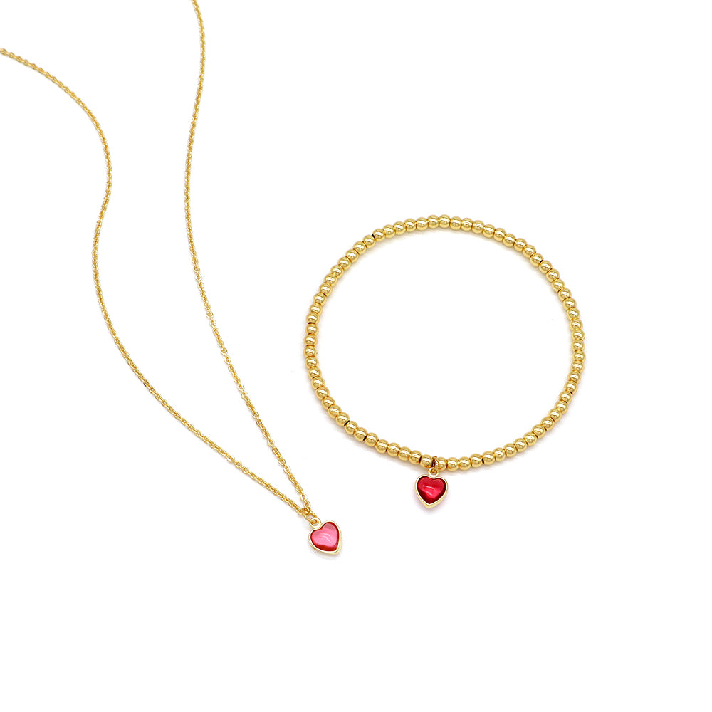 Handmade Customizable Brass Beads Bracelet With Glass Crystal Charm