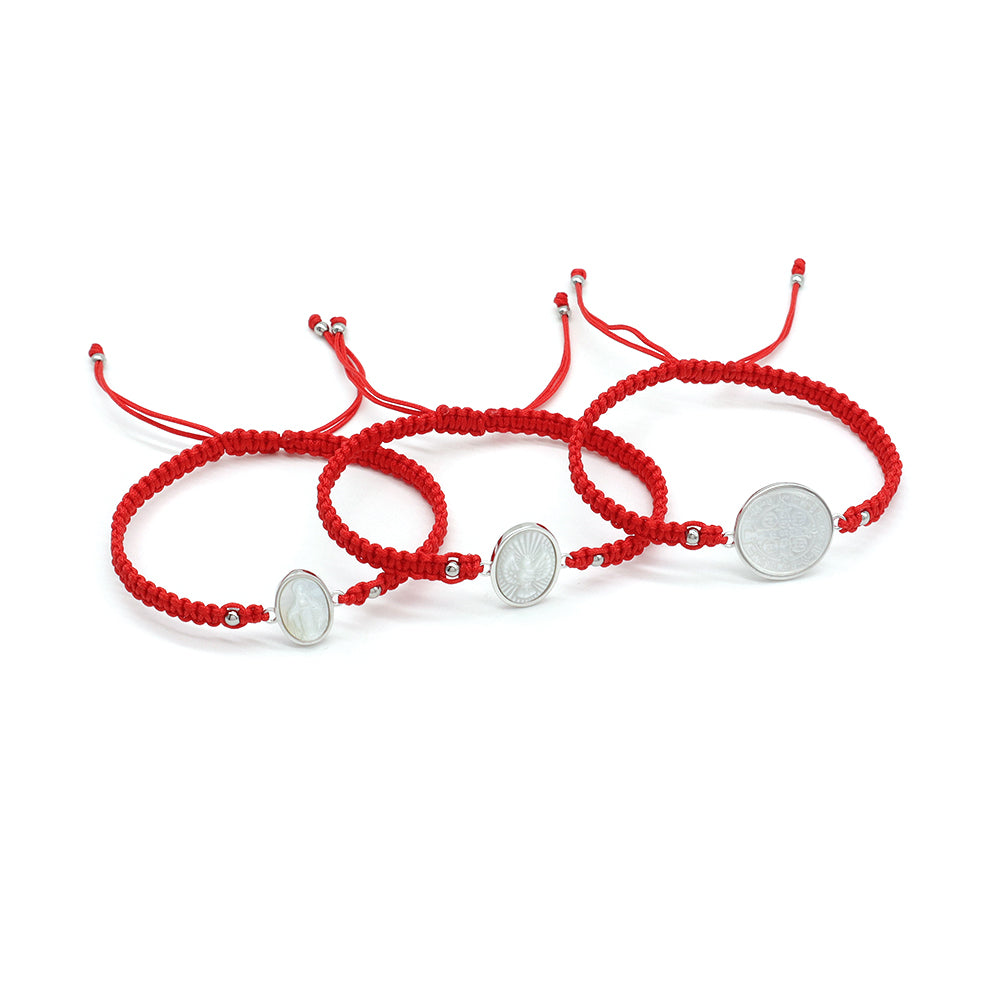 Handmade Customizable 925 silver Charm Bracelet With Cotton Wire