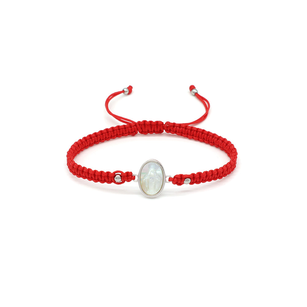 Handmade Customizable 925 silver Charm Bracelet With Cotton Wire
