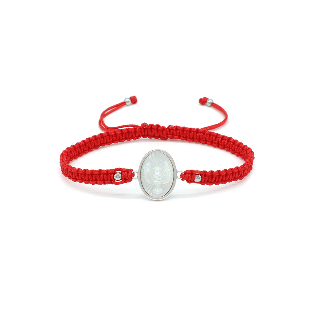 Handmade Customizable 925 silver Charm Bracelet With Cotton Wire