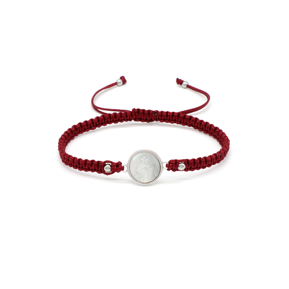 Handmade Customizable 925 silver Charm Bracelet With Cotton Wire