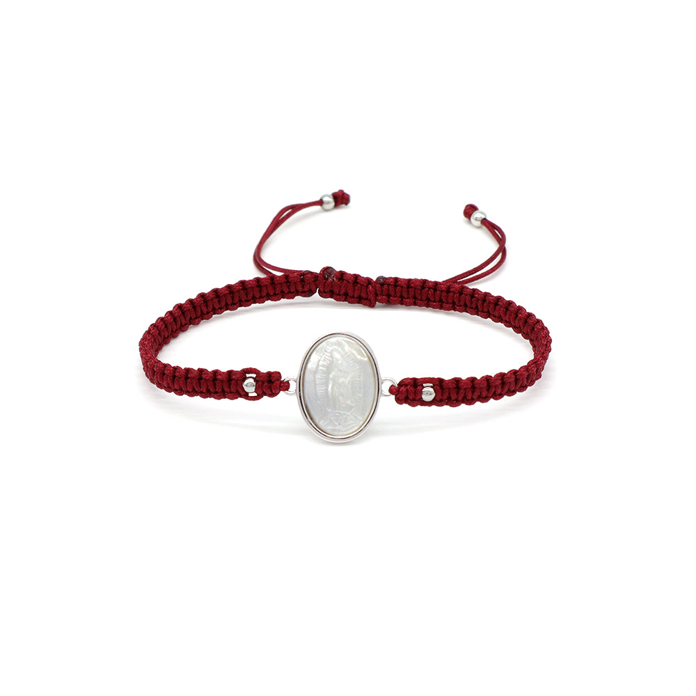 Handmade Customizable 925 silver Charm Bracelet With Cotton Wire