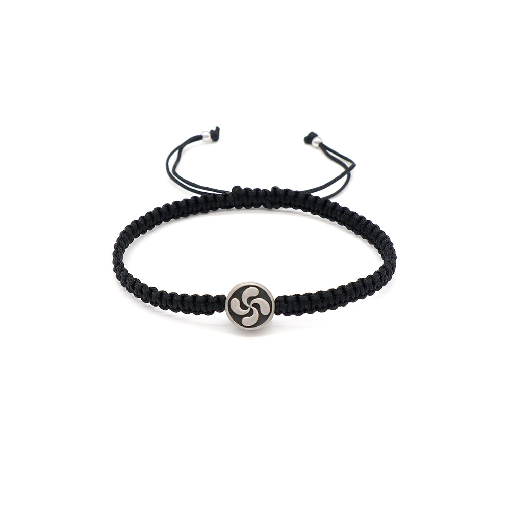 Handmade Customizable Stainless Steel Charm Bracelet With Cotton Wire