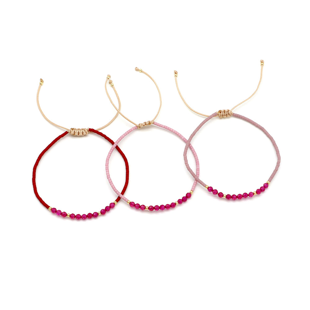 Handmade Customizable Miyuki Beads Bracelet With Natural Stone Beads