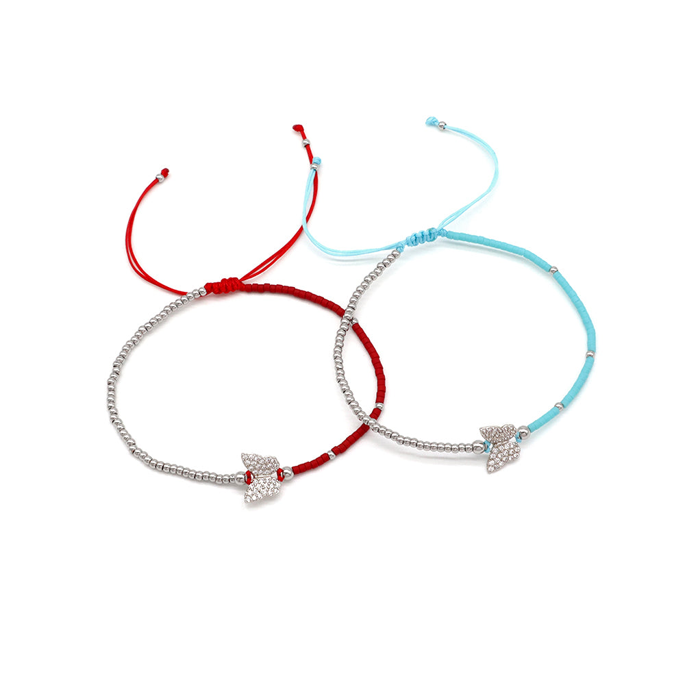 Handmade Customizable Miyuki Beads Bracelet With Brass Charm