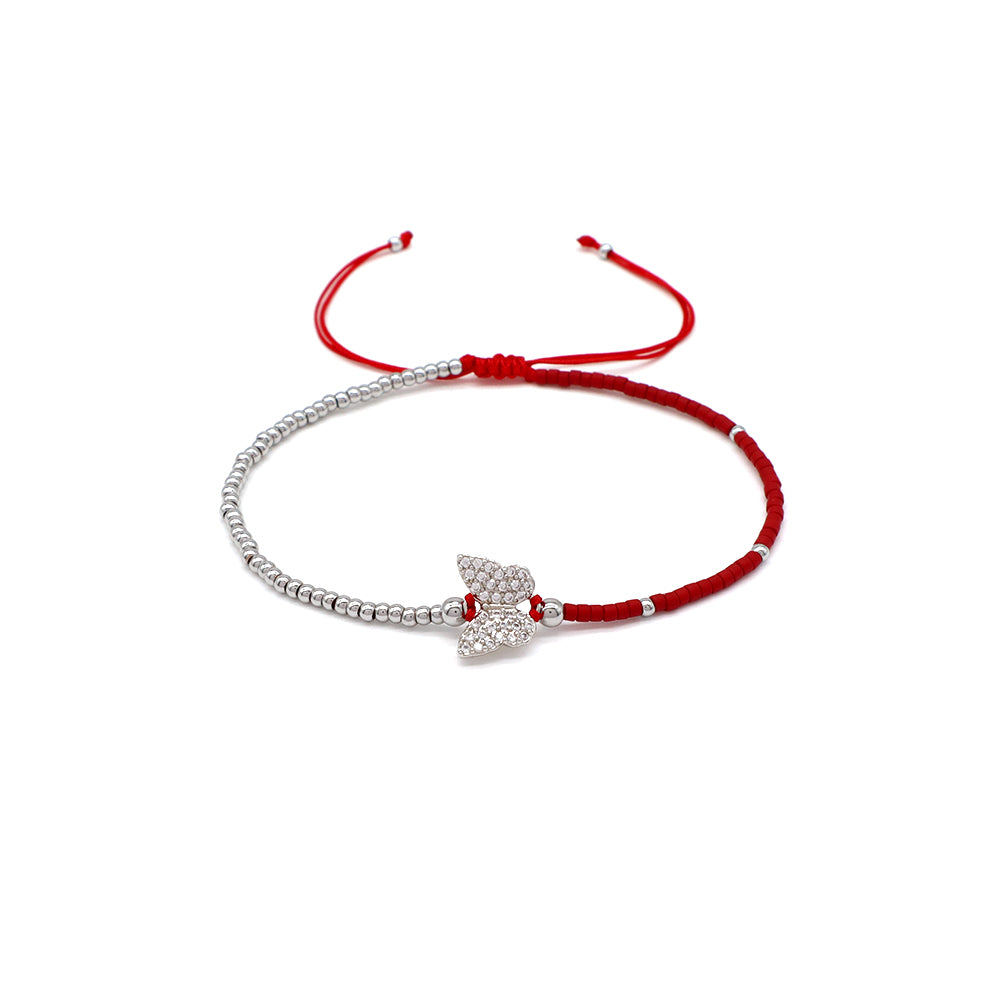 Handmade Customizable Miyuki Beads Bracelet With Brass Charm