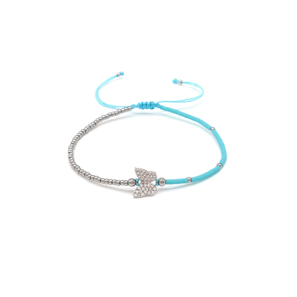Handmade Customizable Miyuki Beads Bracelet With Brass Charm