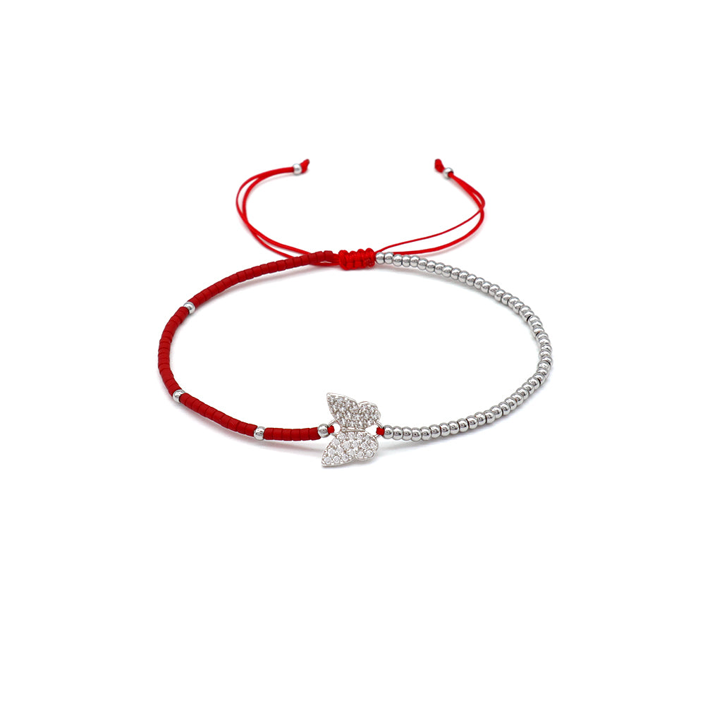 Handmade Customizable Miyuki Beads Bracelet With Brass Charm
