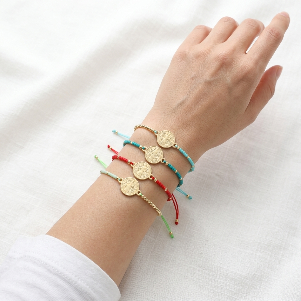 Handmade Customizable Miyuki Beads Bracelet With 925 Silver Charm