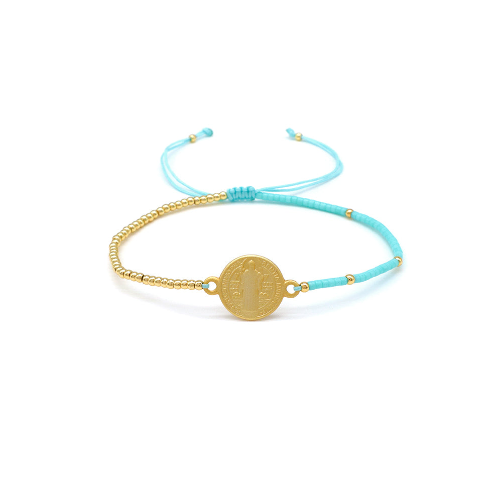 Handmade Customizable Miyuki Beads Bracelet With 925 Silver Charm