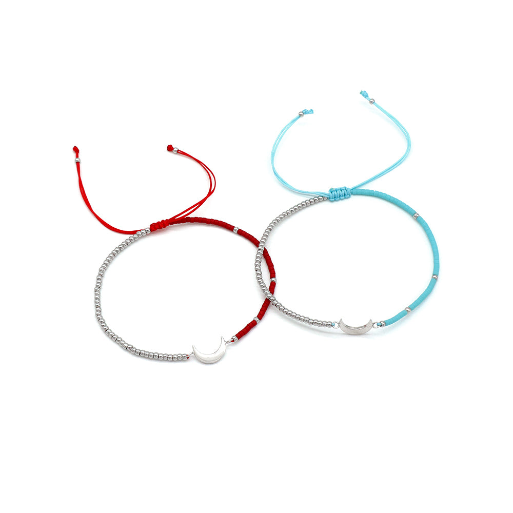 Handmade Customizable Miyuki Beads Bracelet With 925 Silver Charm