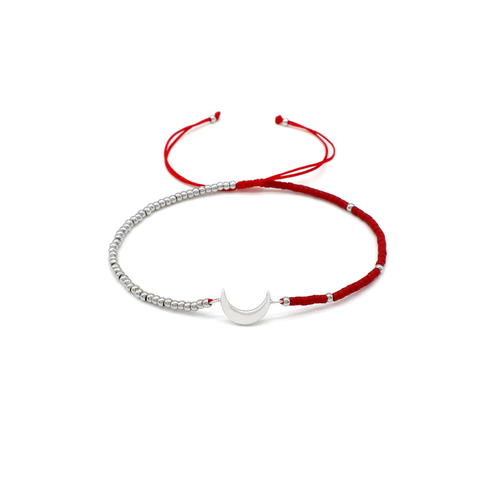 Handmade Customizable Miyuki Beads Bracelet With 925 Silver Charm