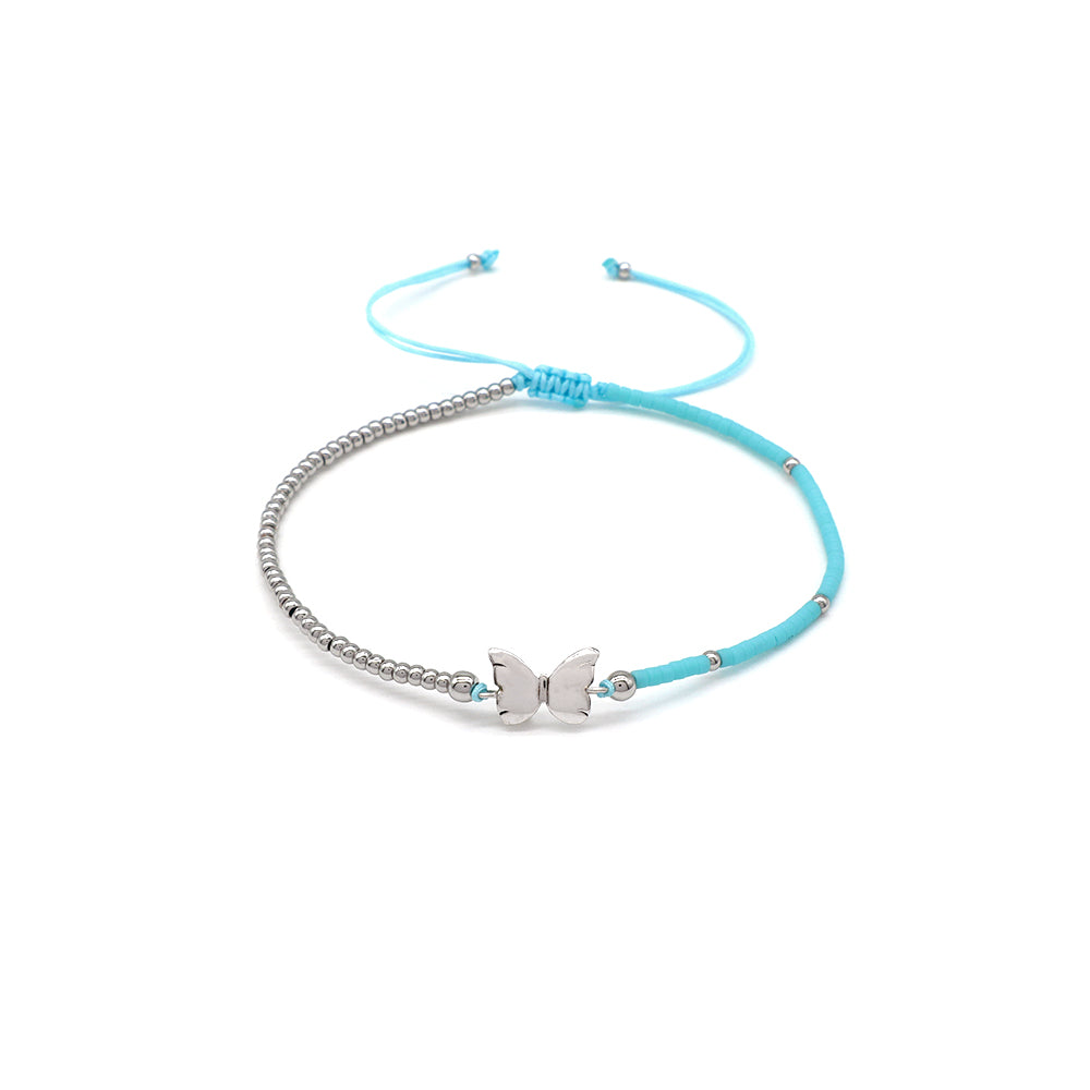 Handmade Customizable Miyuki Beads Bracelet With 925 Silver Charm