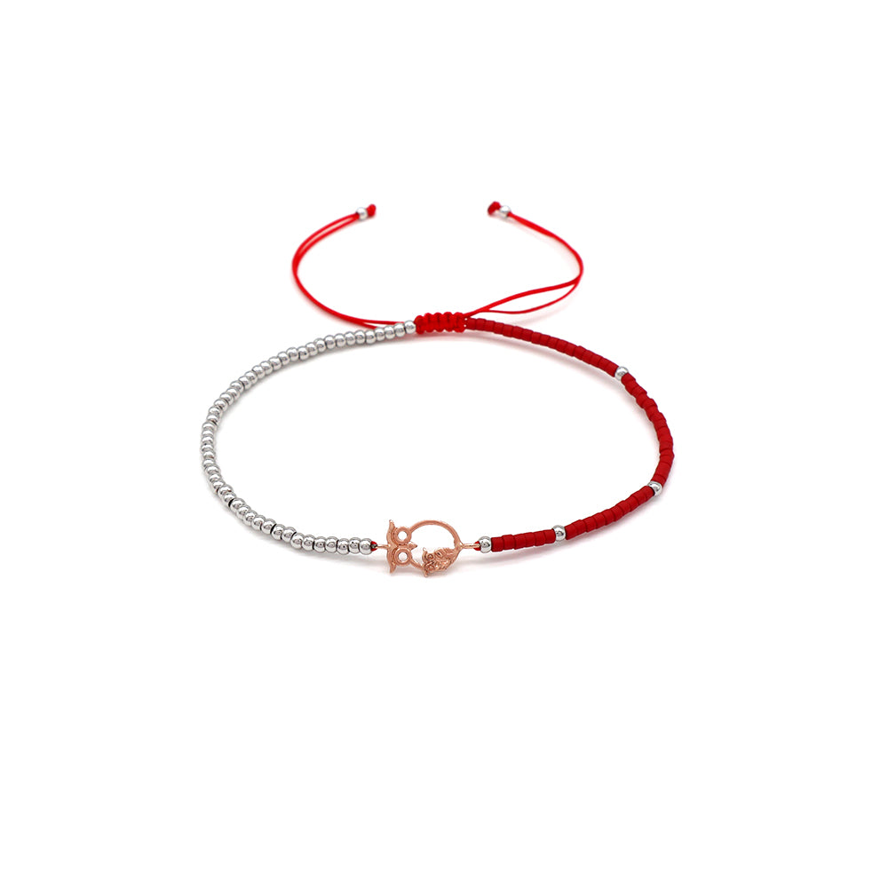 Handmade Customizable Miyuki Beads Bracelet With 925 Silver Charm