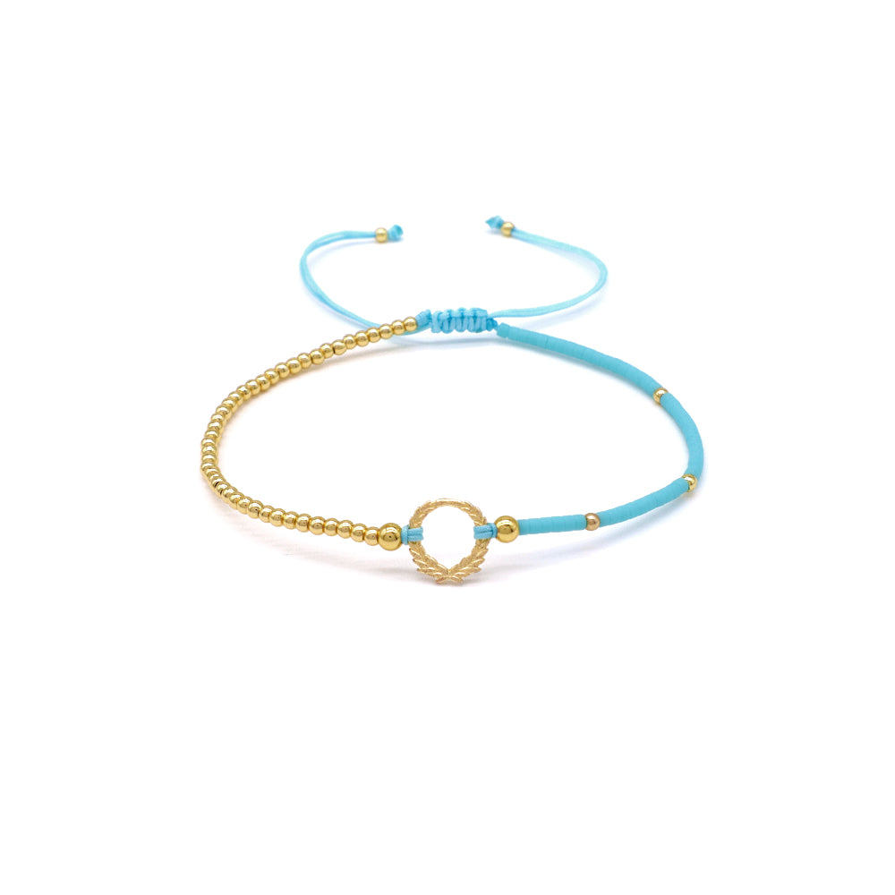Handmade Customizable Miyuki Beads Bracelet With 925 Silver Charm