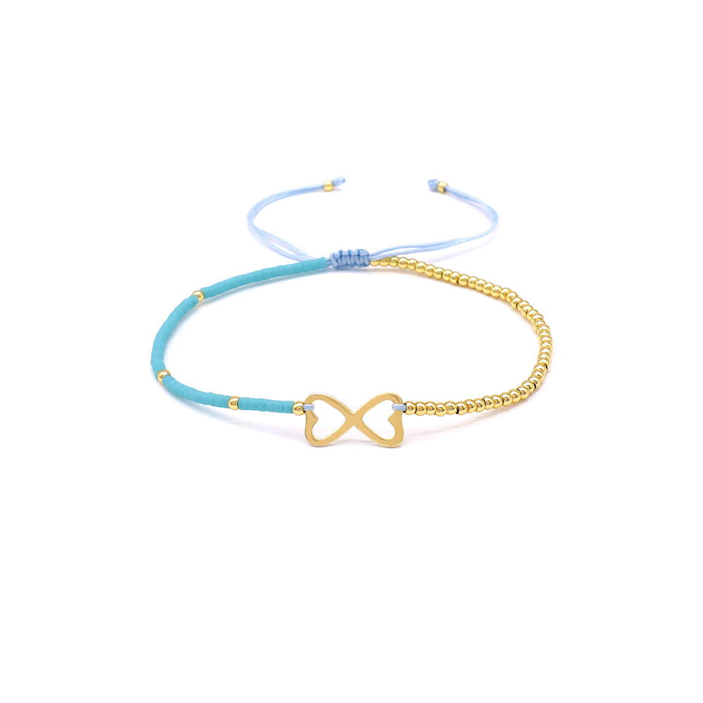 Handmade Customizable Miyuki Beads Bracelet With 925 Silver Charm