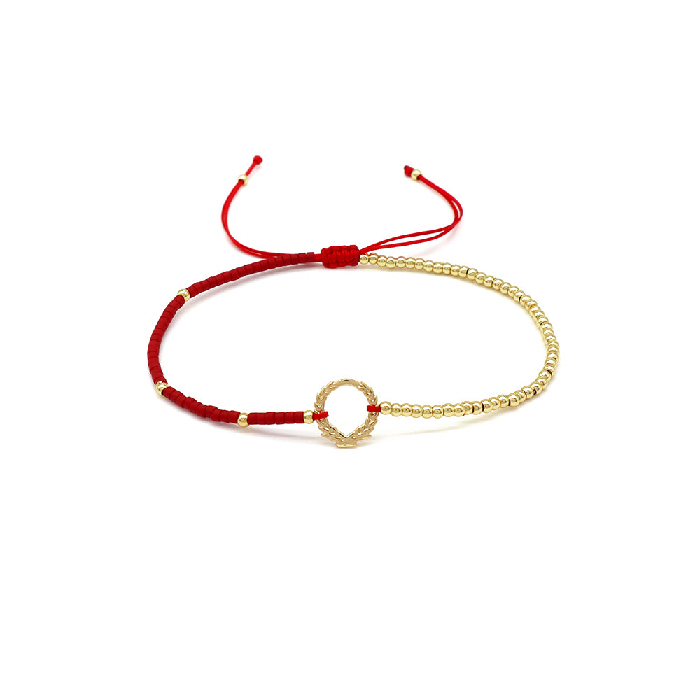 Handmade Customizable Miyuki Beads Bracelet With 925 Silver Charm