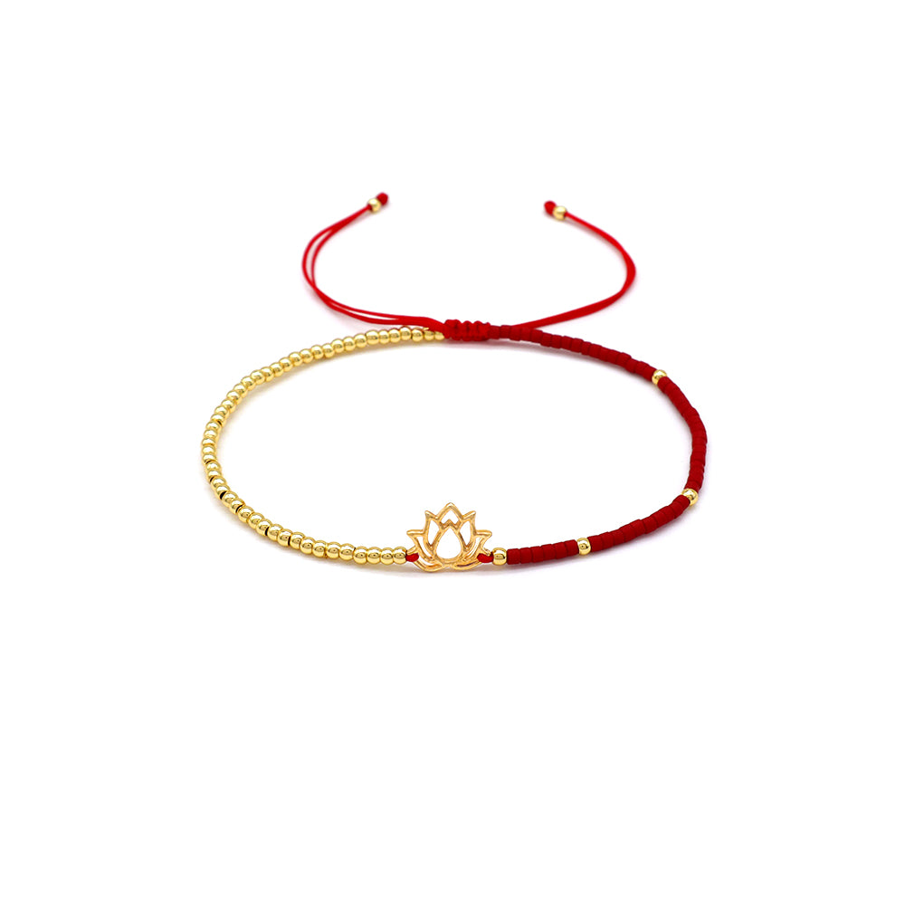 Handmade Customizable Miyuki Beads Bracelet With 925 Silver Charm