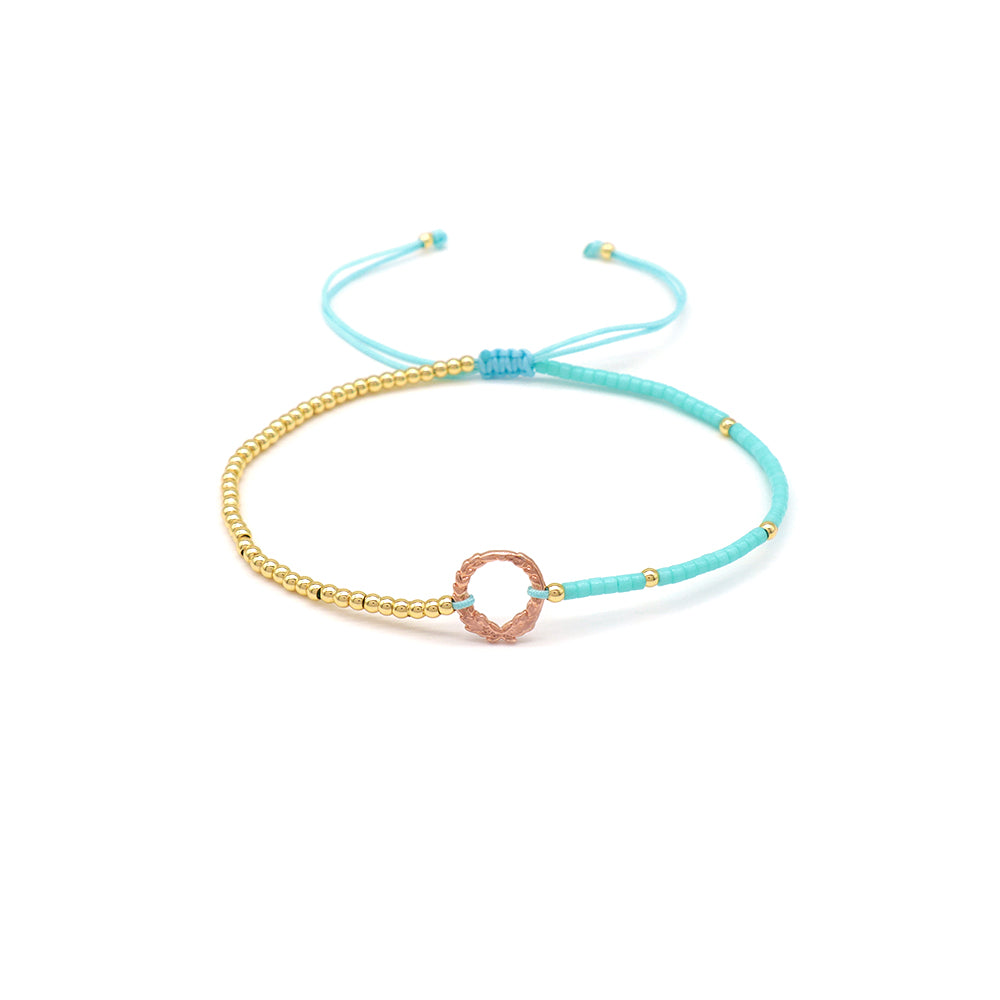 Handmade Customizable Miyuki Beads Bracelet With 925 Silver Charm