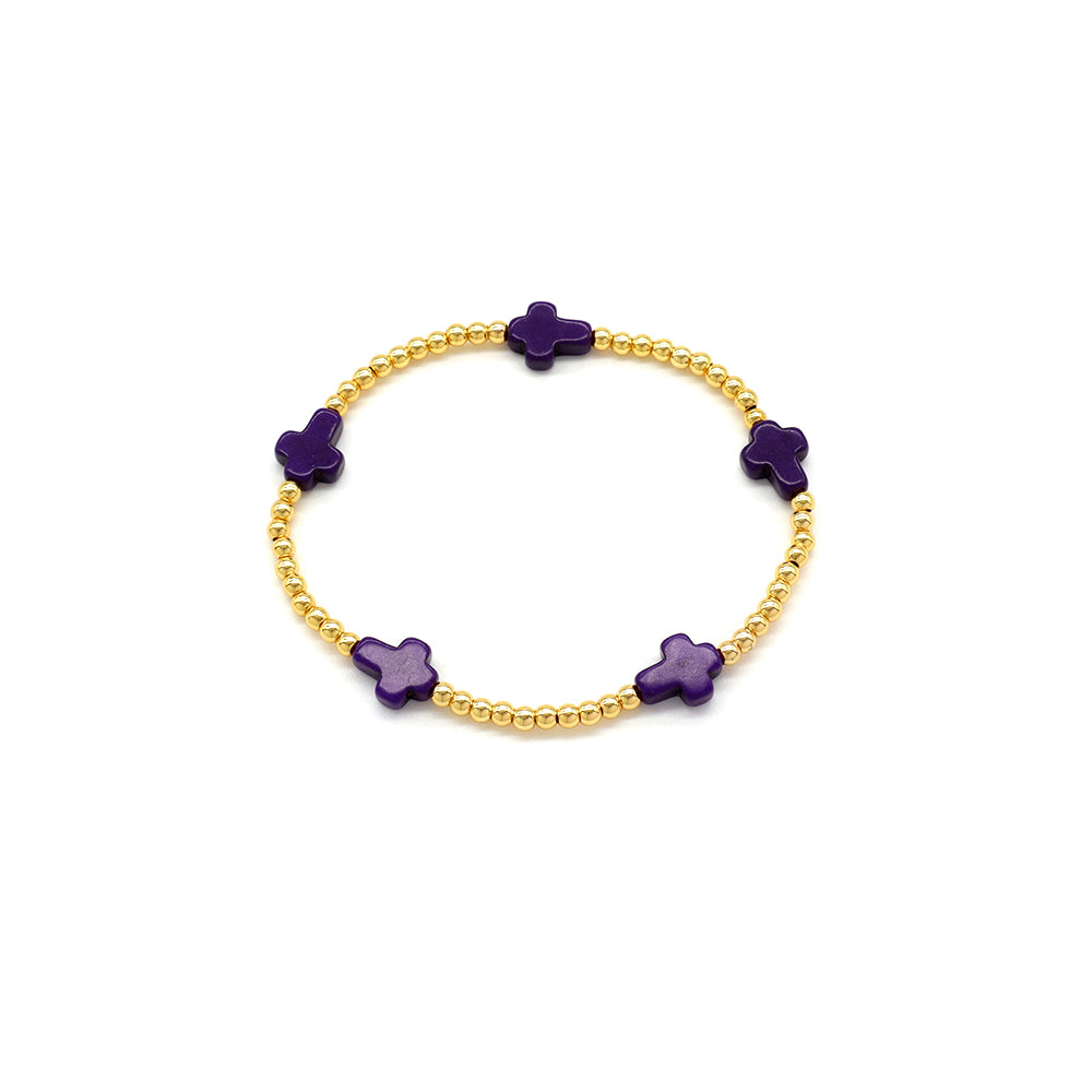 Handmade Customizable Synthetic Turquoise Beads Bracelet