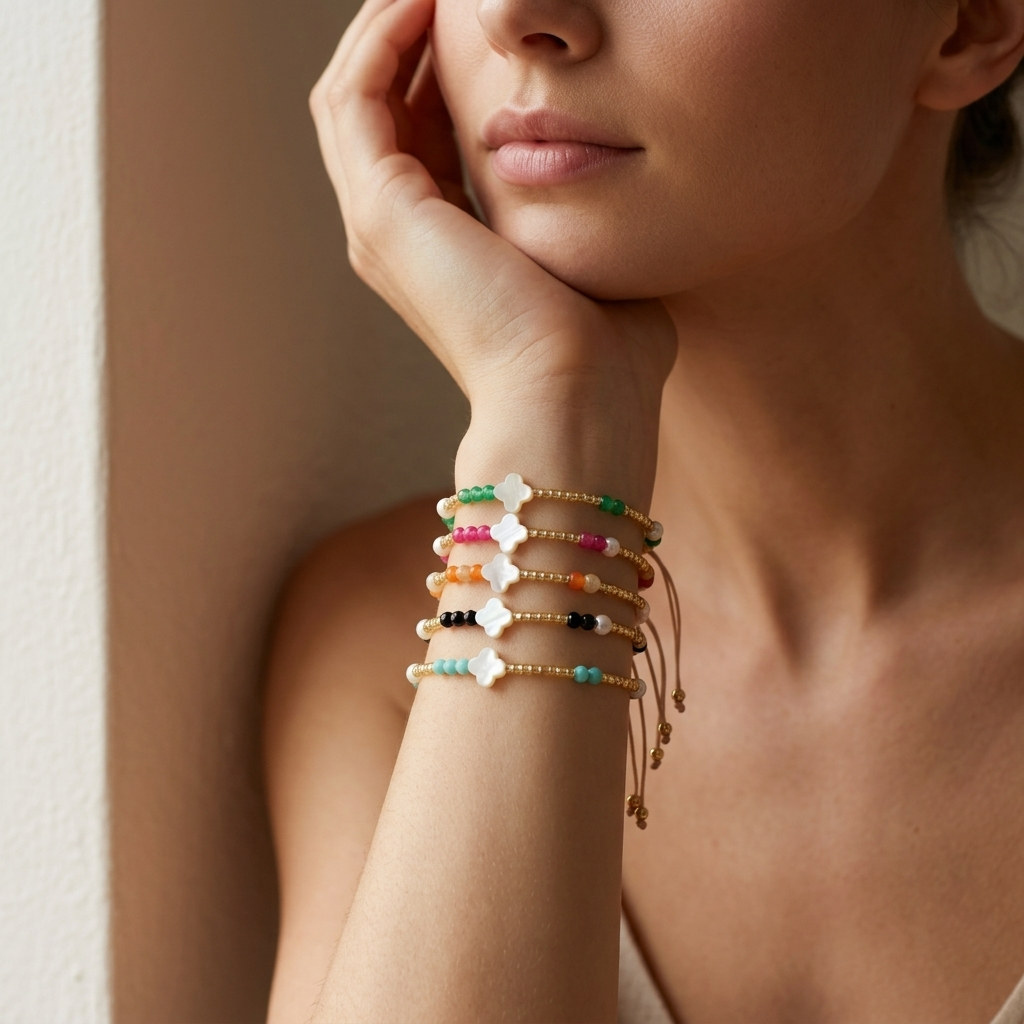 Handmade Customizable Miyuki Beads Bracelet With Amazonite Beads