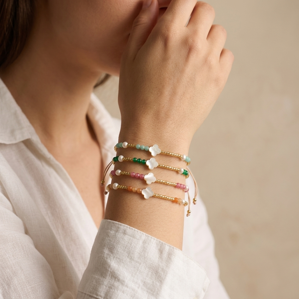 Handmade Customizable Miyuki Beads Bracelet With Amazonite Beads