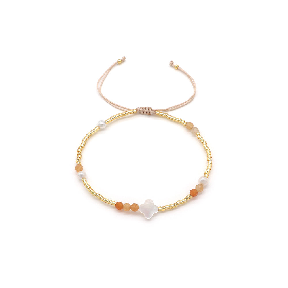 Handmade Customizable Miyuki Beads Bracelet With Amazonite Beads