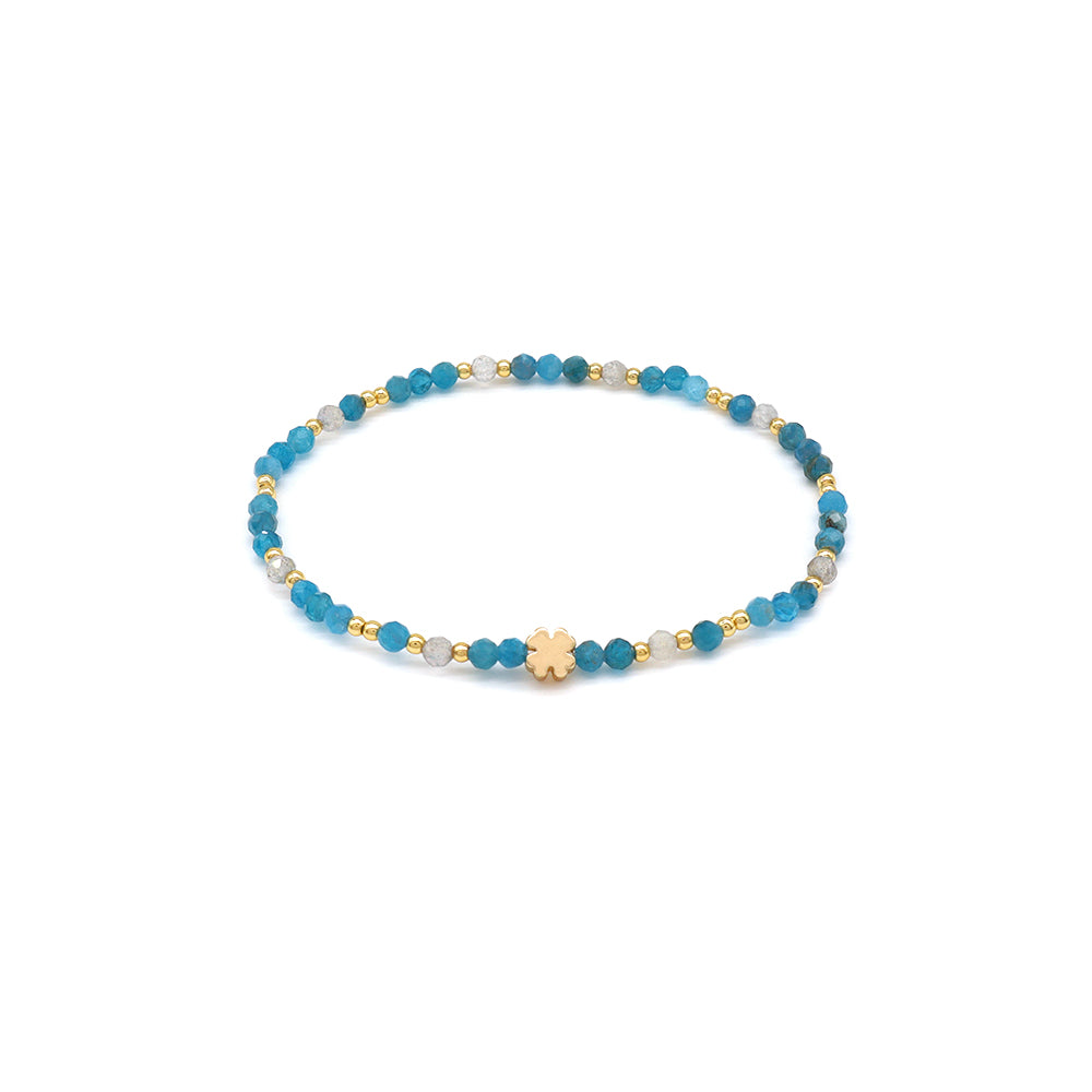 Handmade Customizable Natural Stone With Brass Charm