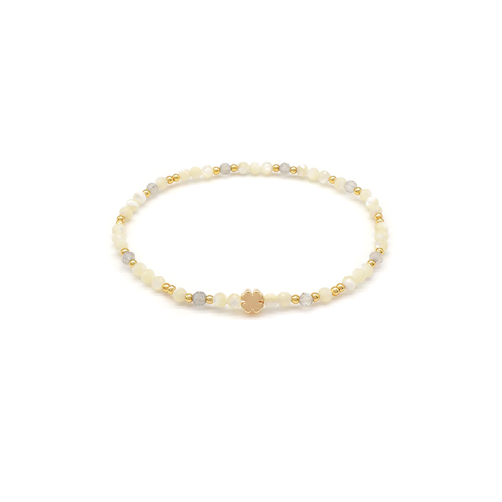 Handmade Customizable Natural Stone With Brass Charm