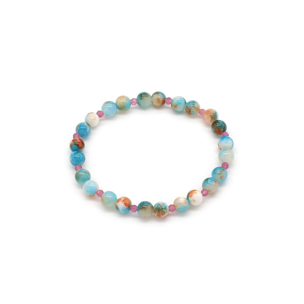 Handmade Customizable Natural Stone Beads Bracelet