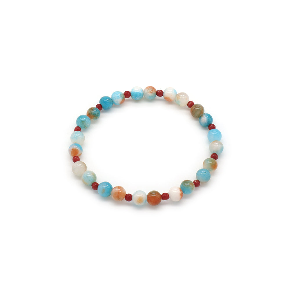 Handmade Customizable Natural Stone Beads Bracelet