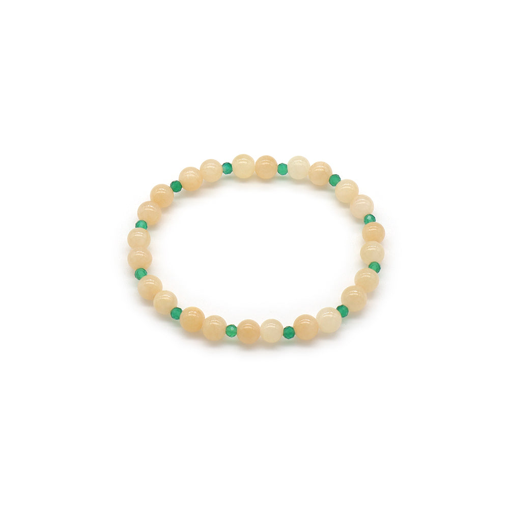 Handmade Customizable Natural Stone Beads Bracelet