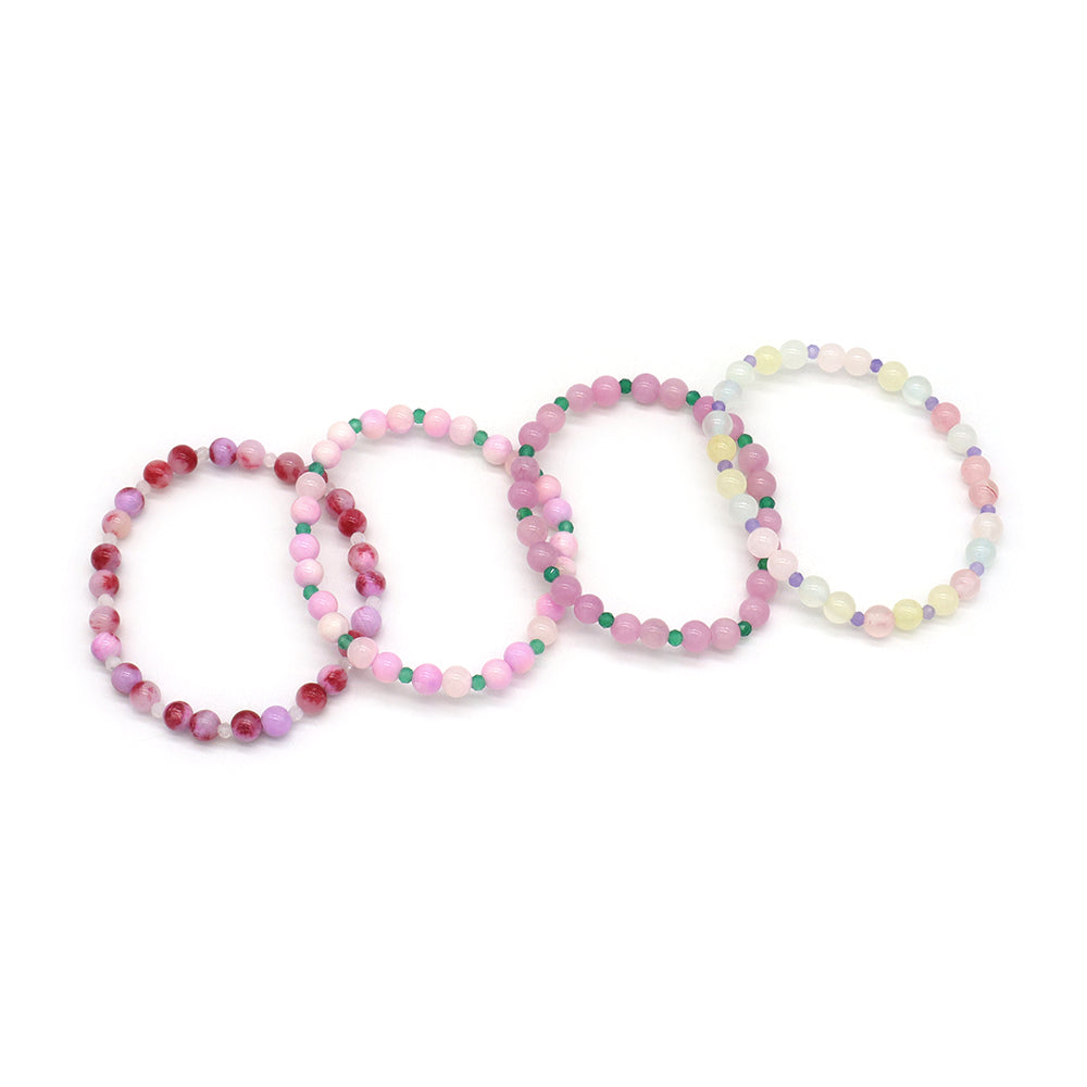 Handmade Customizable Natural Stone Beads Bracelet